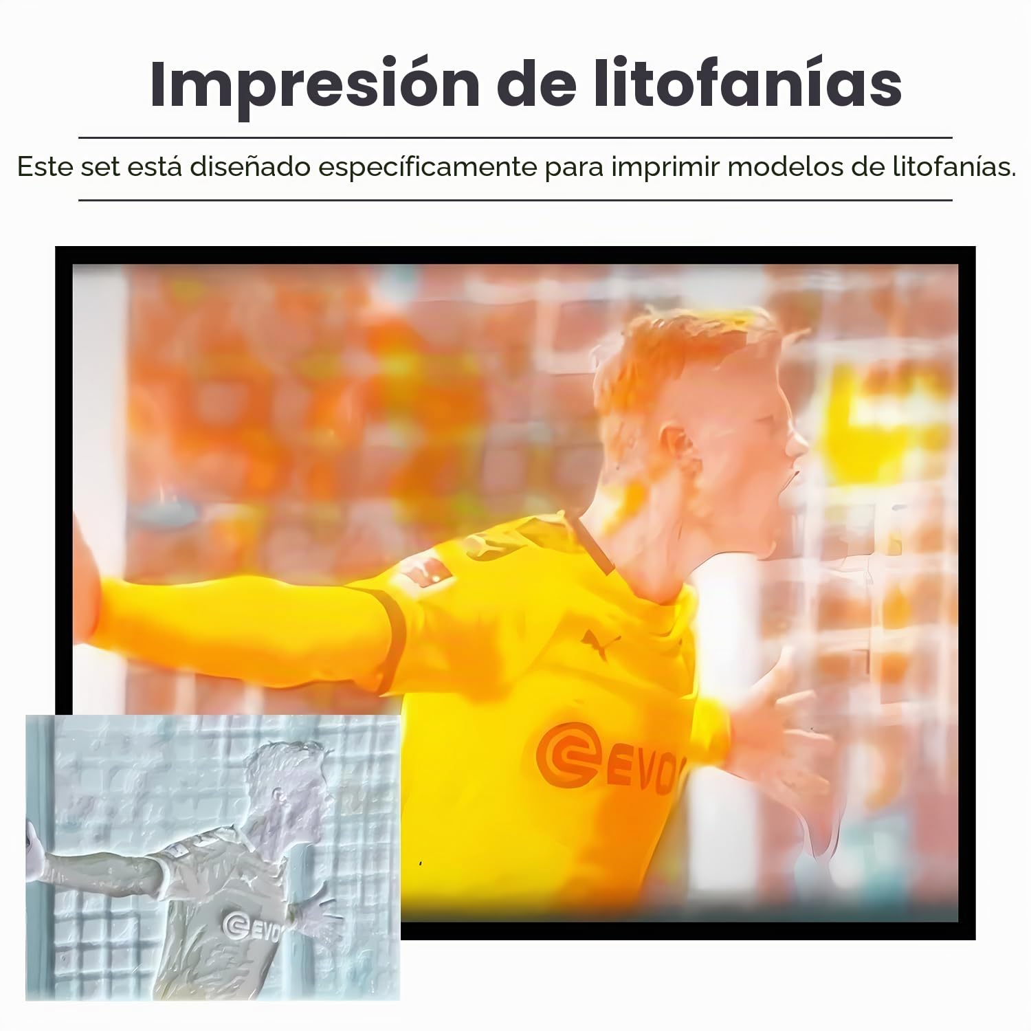 eSUN PLA+ Filamento 1.75mm, CMYK Lithophane Filamento PLA Plus, Precisión Dimensional +/- 0.03mm, 1KGX 4 Bobinas Filamento de Alta Velocidad para Impresoras 3D FDM
