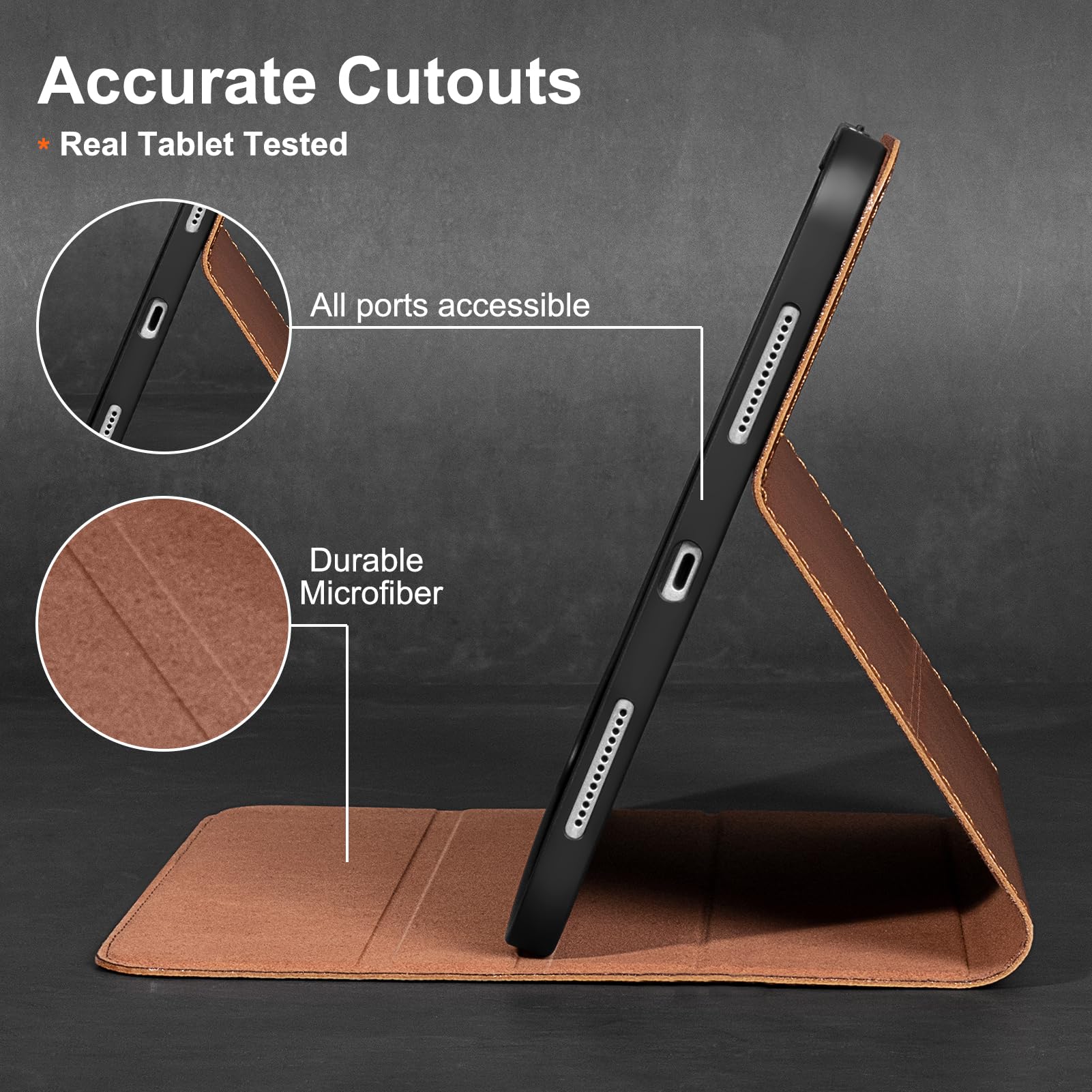 Amazon.com: Gexmil Leather Case for iPad mini 7 A17 Pro/iPad mini