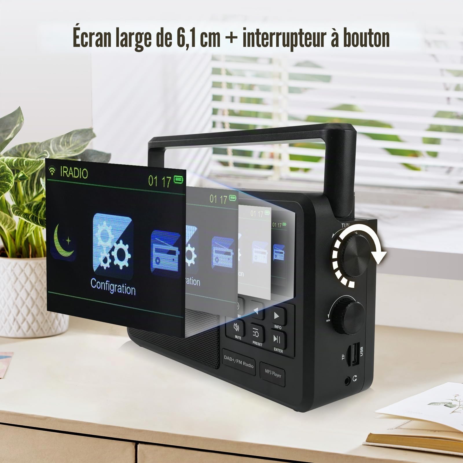 Retekess TR640 Radio Internet, Radio Numérique Dab