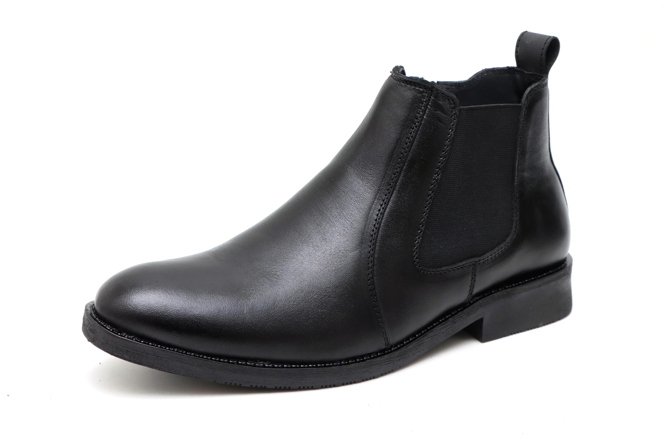 Men's Genuine Leather Chelsea Boots-image-42