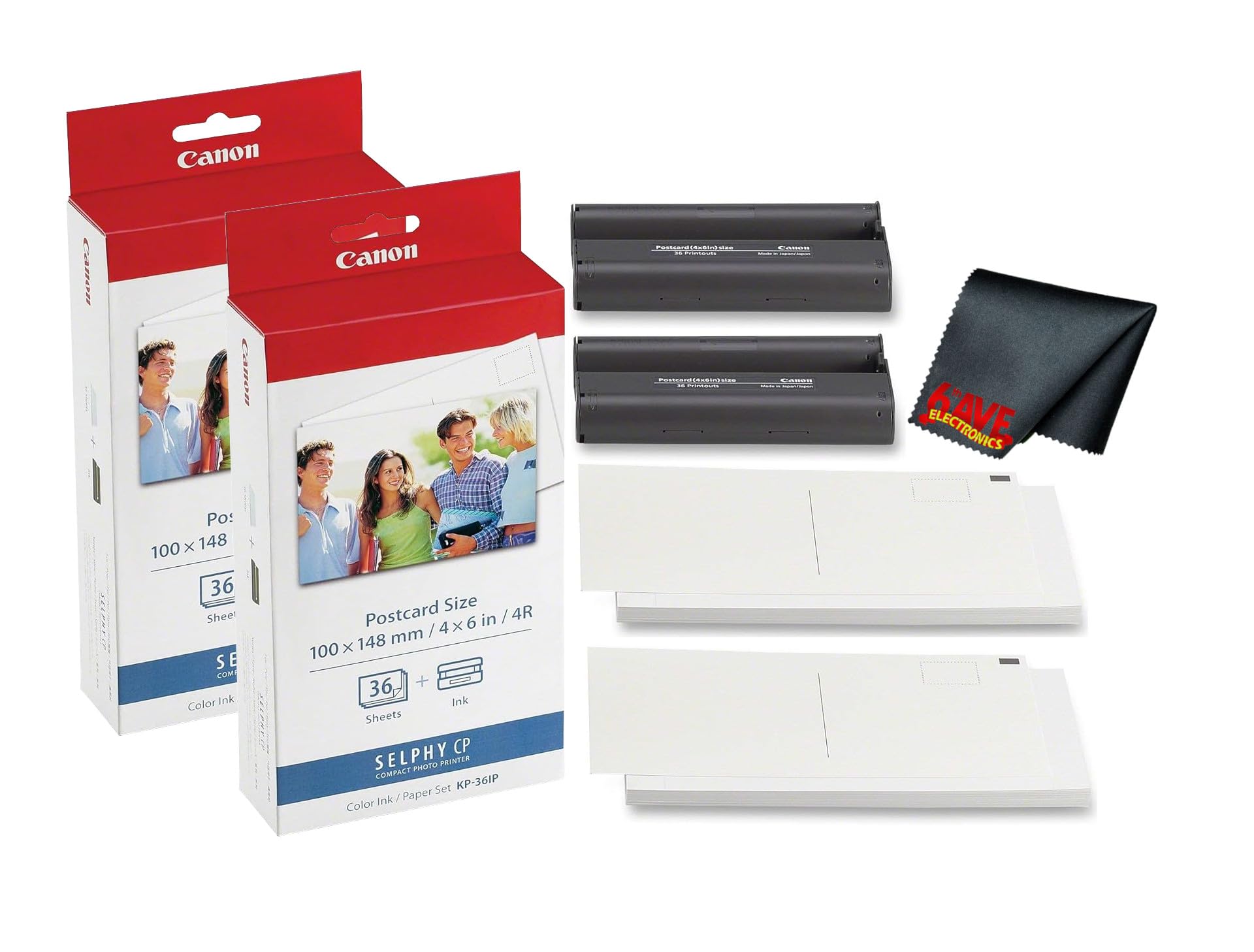 Amazon.com : Canon KP-36IP Color Ink and Photo Paper Set 4