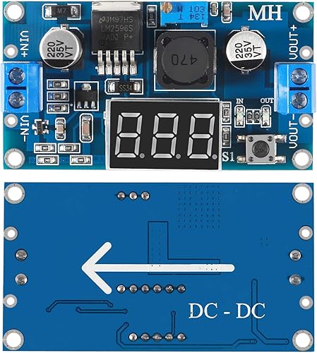 Miniatura 9 de 5PCS LM2596HVS DC-DC paso abajo 48V entrada ajustable Buck convertidor módulo de alimentación 4.5-53V reductor regulador de conmutación de voltaje