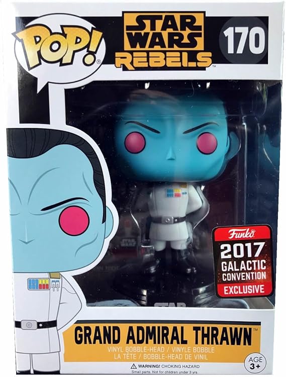 Funko Pop! Star Wars Rebels Grand Admiral Thrawn #170 2017 Star Wars Galactic Convention Exclusive