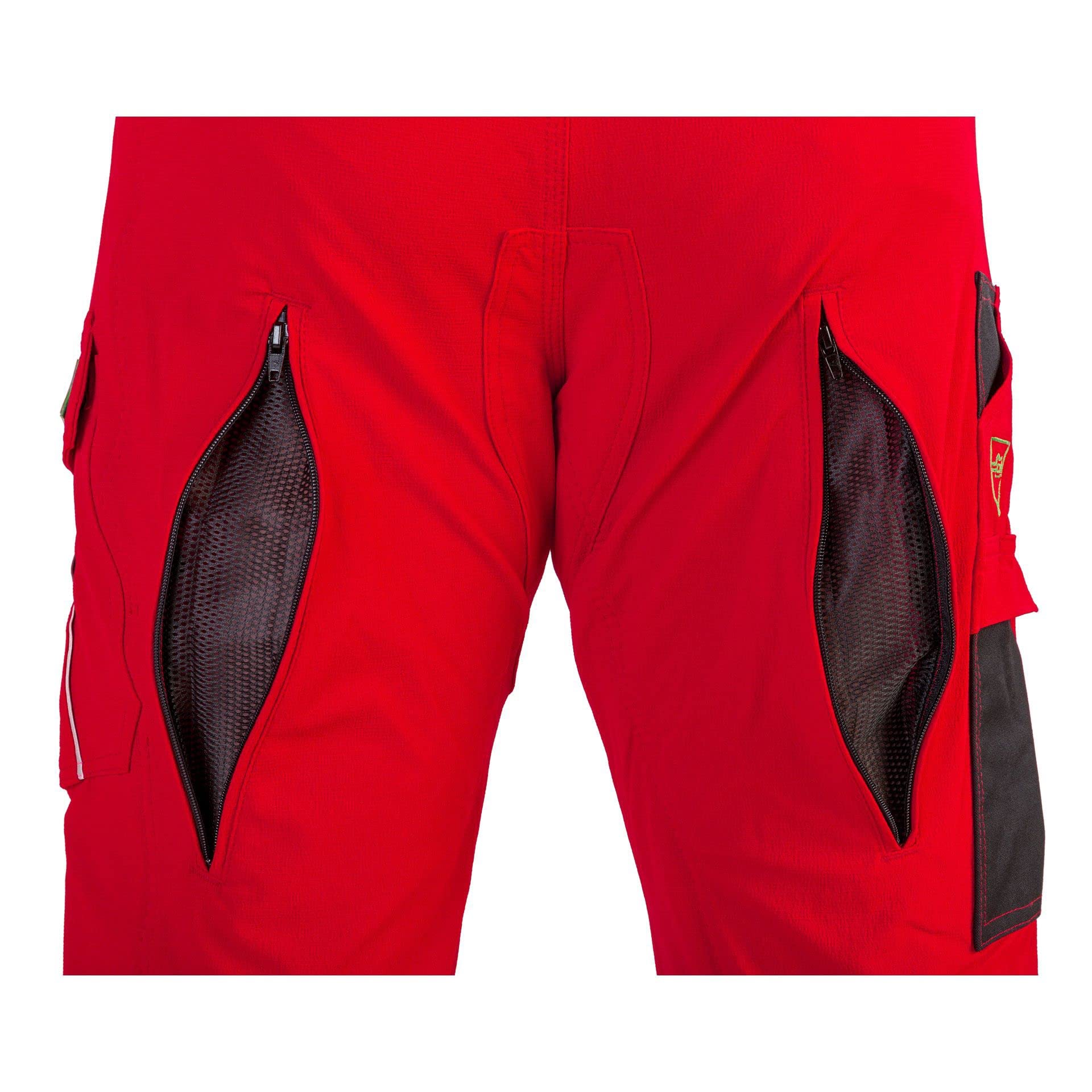 Pro³air Schnittschutzhose, Schnittschutzklasse 1 (20 m/s), Gr. 114, rot