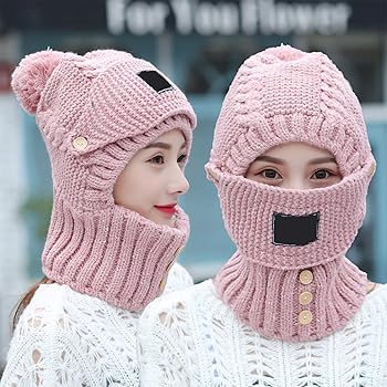 Buy Jfxgjuv 3 in 1 Winter Warm Cap, Women's Knitted Hat with Ear