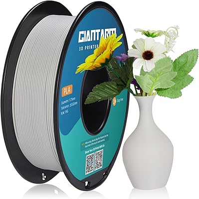 19 – GIANTARM Matte PLA, 1.75mm PLA Filament, 1KG Spool(2.2lb), Vacuum Packaging, 3D Printer Filament for Bambu Lab (Matte Stone Grey)