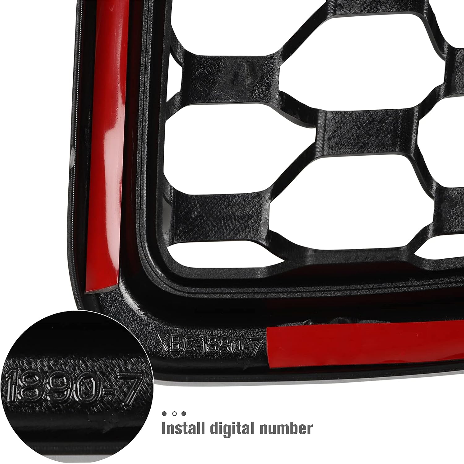 Best Cyber Monday 🔥 RT-TCZ 7PCS Front Grill Mesh Inserts,Rings Covers Inserts Kit for 2017 2018 2019 2020 2021 Jeep Grand Cherokee Not fit for SRT, Trackhawk & 2021 Grand Cherokee L(Black)