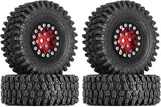 INJORA 1.0 Beadlock Wheel S5 Super Soft Sticky Crawler Ti...