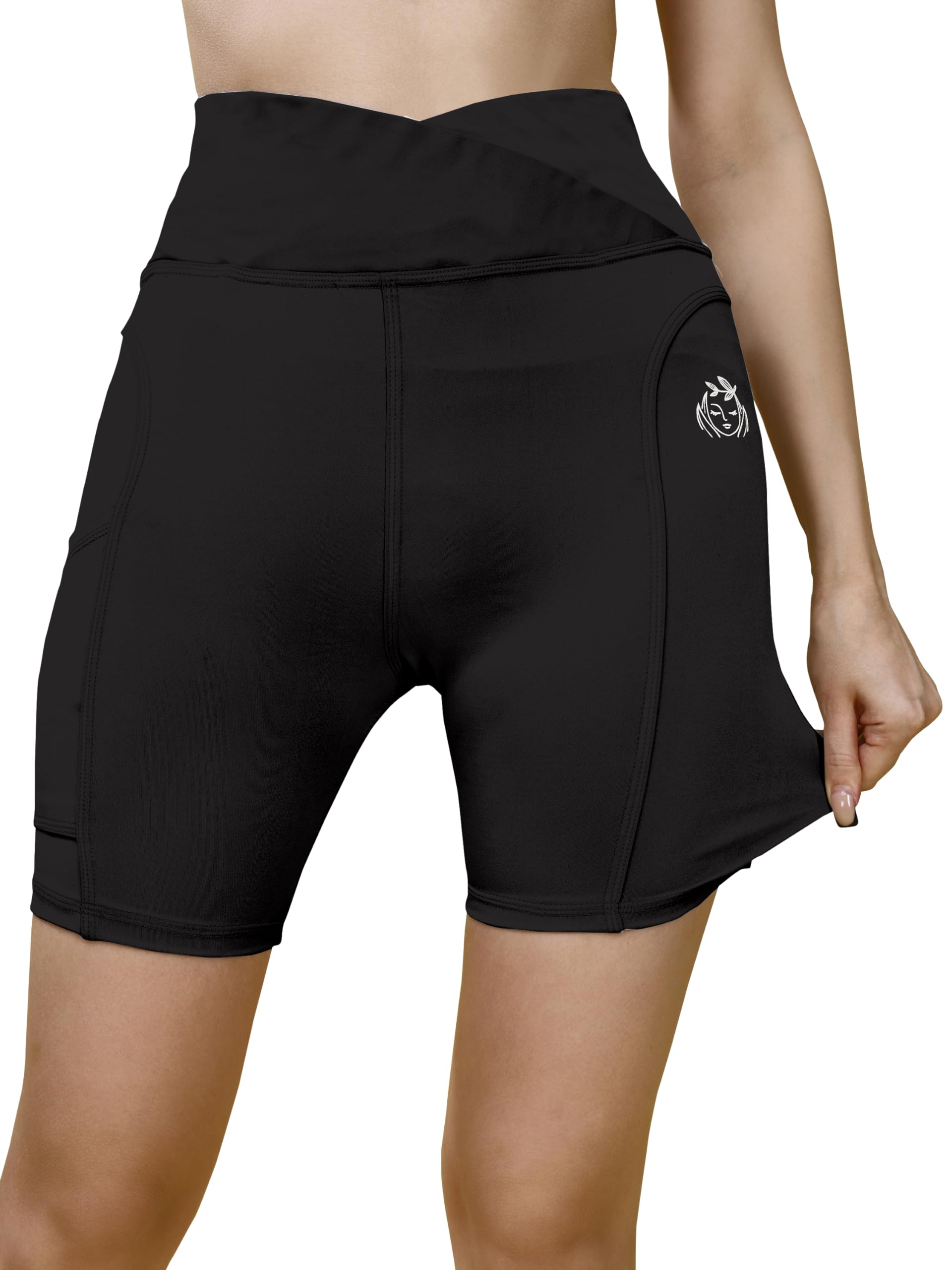 Printed Shorts for Women & Girls Under Dress Shorts High Waist Stretchable Skin Fit Shorties Tights for Women & Girls Cycling Shorts for Women Shorts Biker Bicycle Shorts-image-8