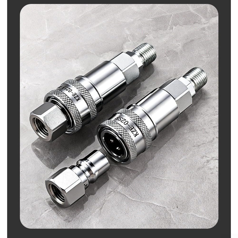 Acoplador Hidráulico BSP1/4 para acero Carbono Autocierre Acoplador(Quick connector)