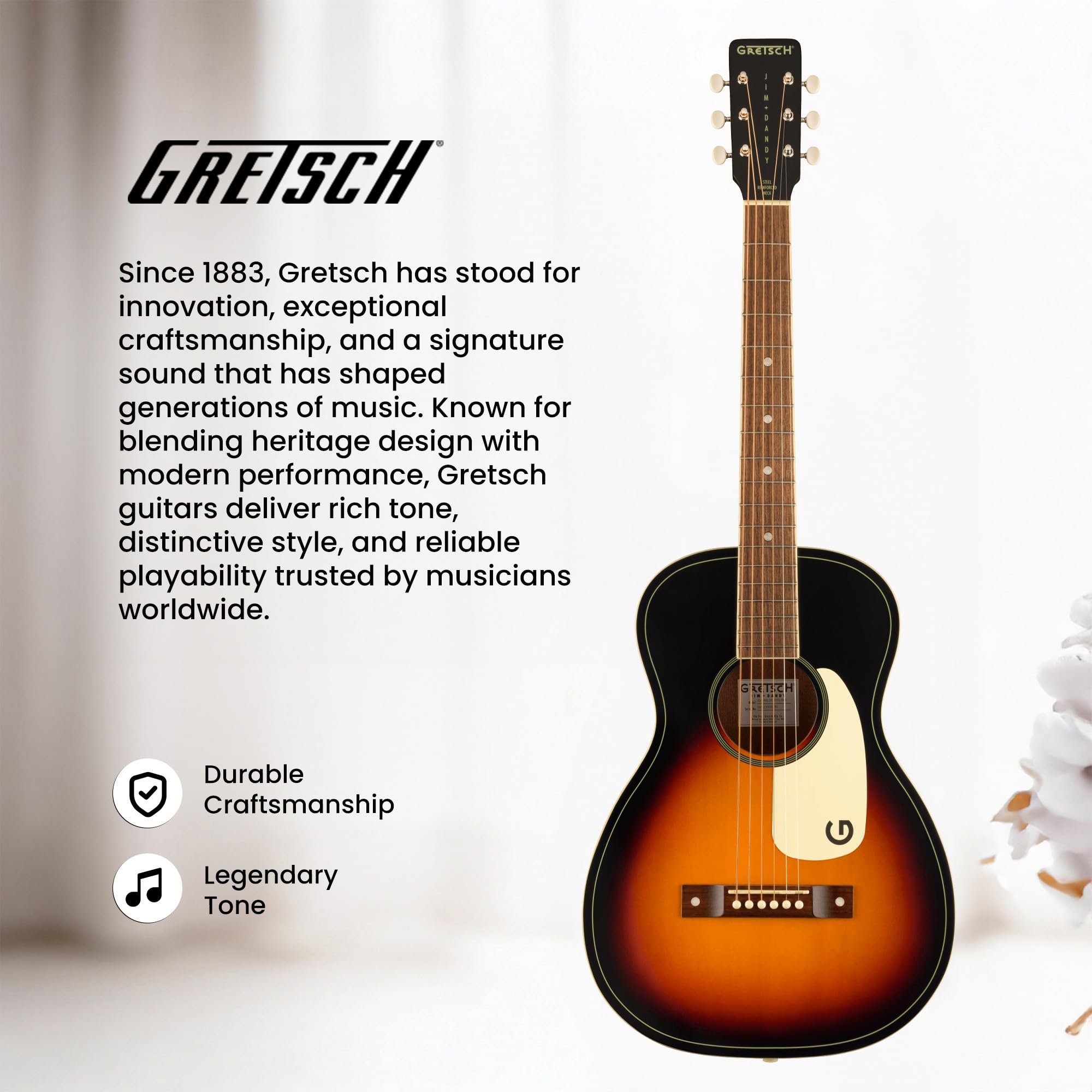 Gretsch JD Parlor WPG RXB - Chitarra acustica
