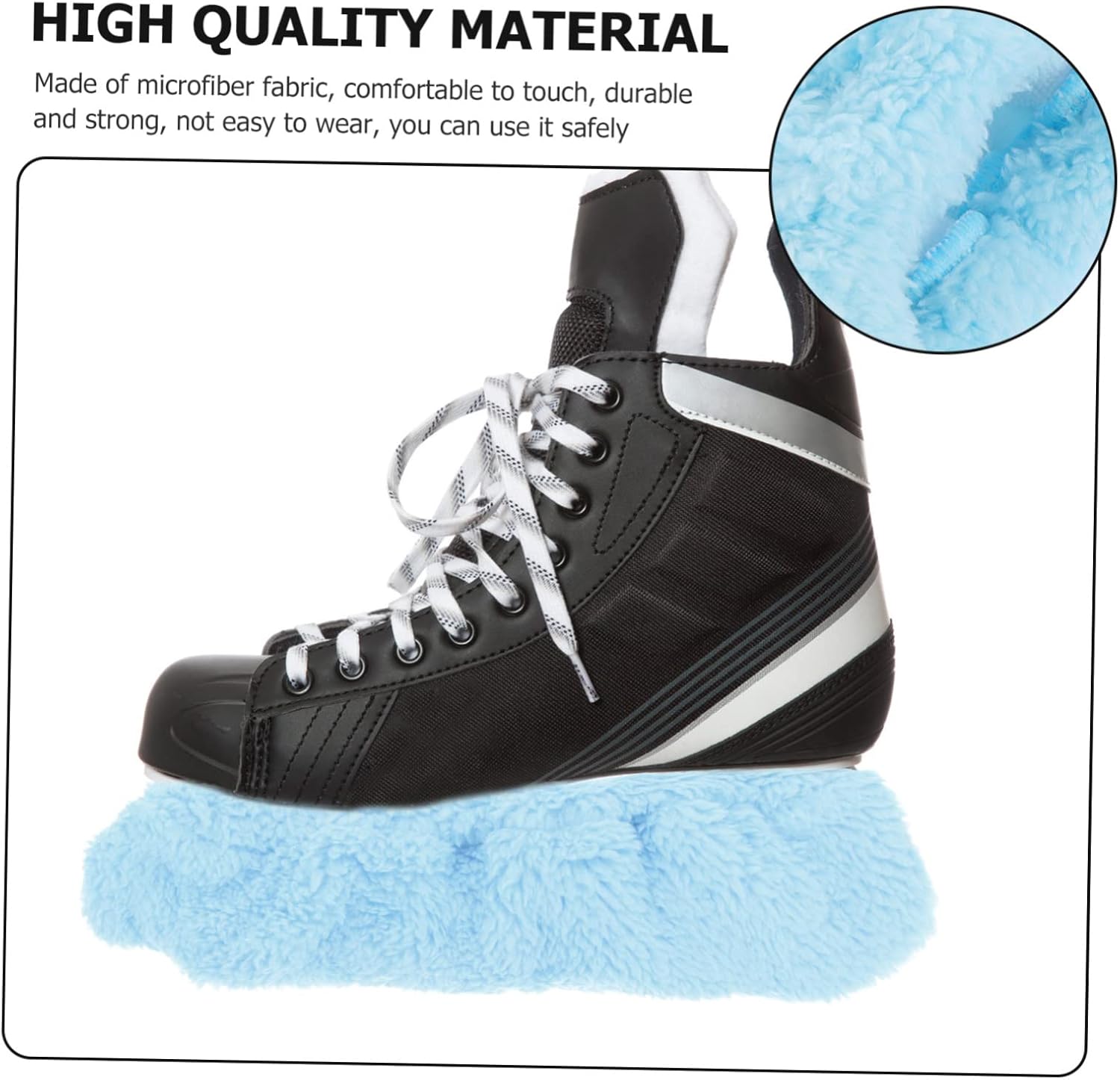 SUPVOX 4 Pairs Skate Set Elastic Blades Covers Ice Skate Covers Blades Sleeves Sport Towel Wear-Resistant