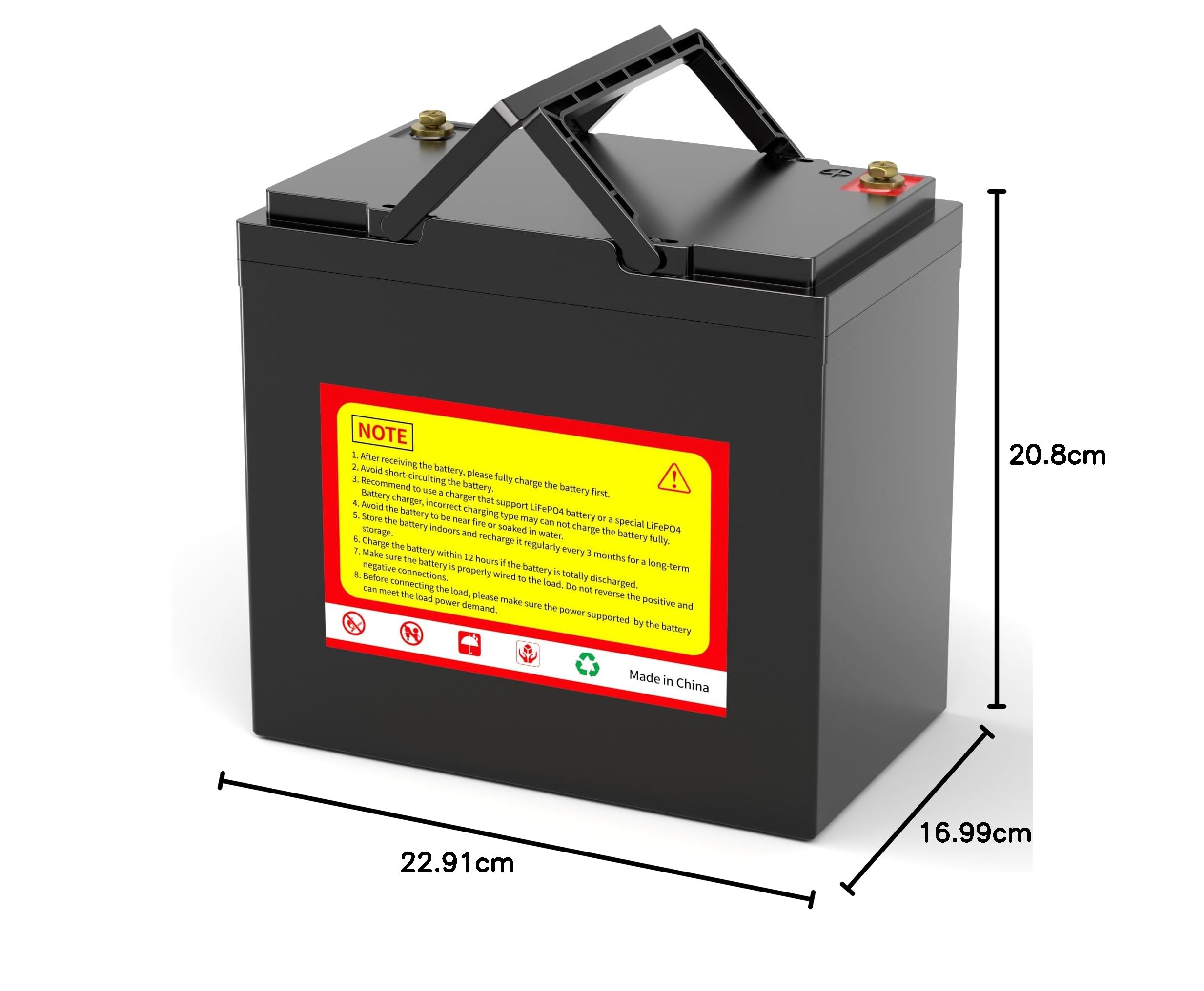 TCBWORTH LiFePO4 12V 100Ah Bluetooth Batterie al Litio 100A BMS, a Bassa Temperatura e 4000+ Ciclo Profondo, 1280Wh per Camper, Barca, Casa, Kit di Pannelli Solari, Campeggio