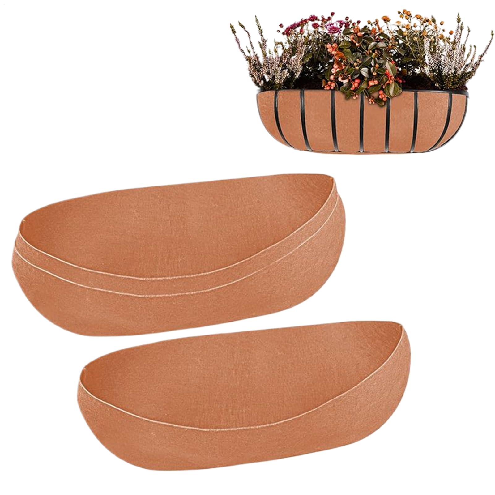 Inserts de pots de fleurs respirants avec drainage pour jardin et intérieur