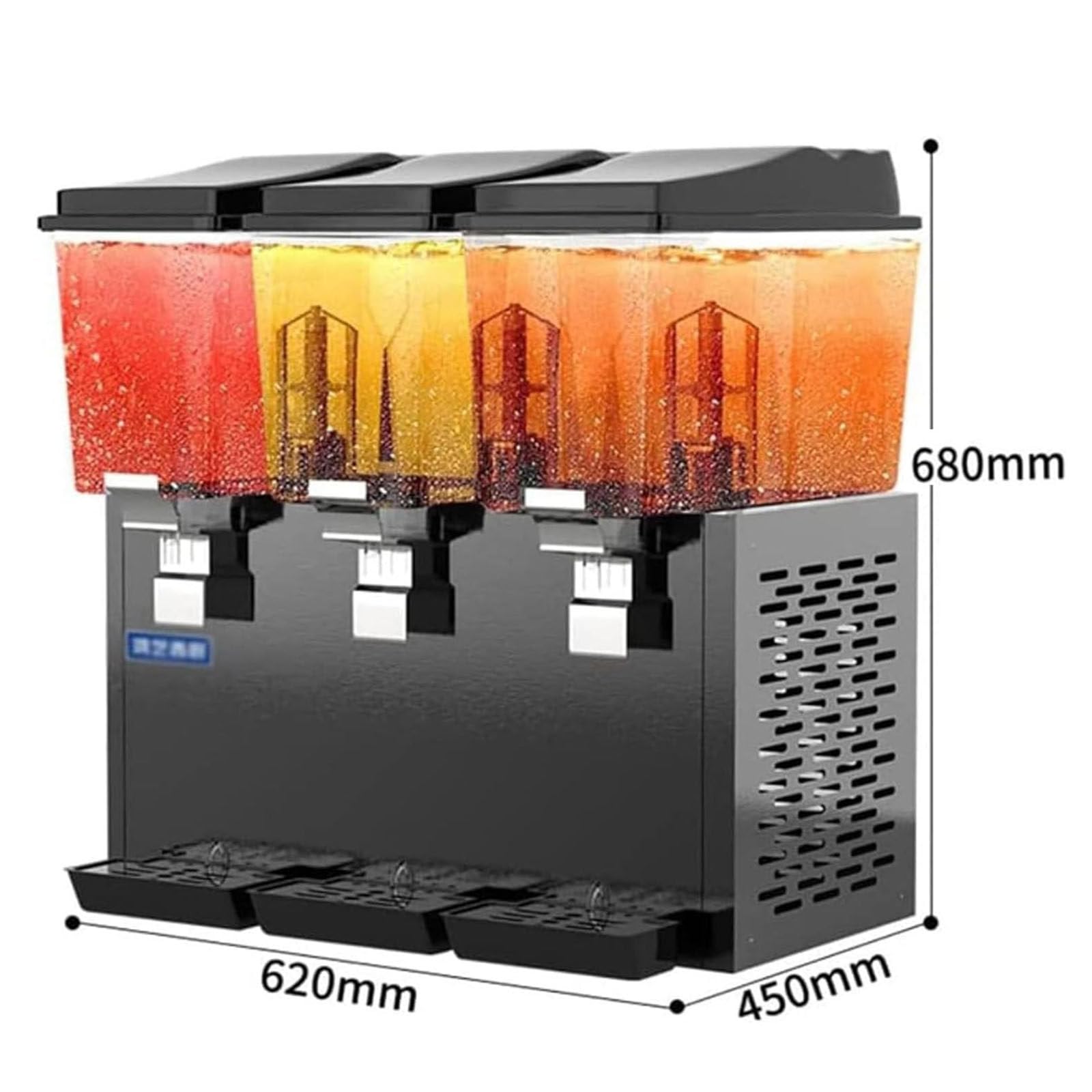 Dispensador Bebidas Frías Dispensador Comercial Bebidas Zumo Frío, Dispensador Zumo Dispensador Acero Inoxidable Desayuno Buffet Bares Hoteles,48L