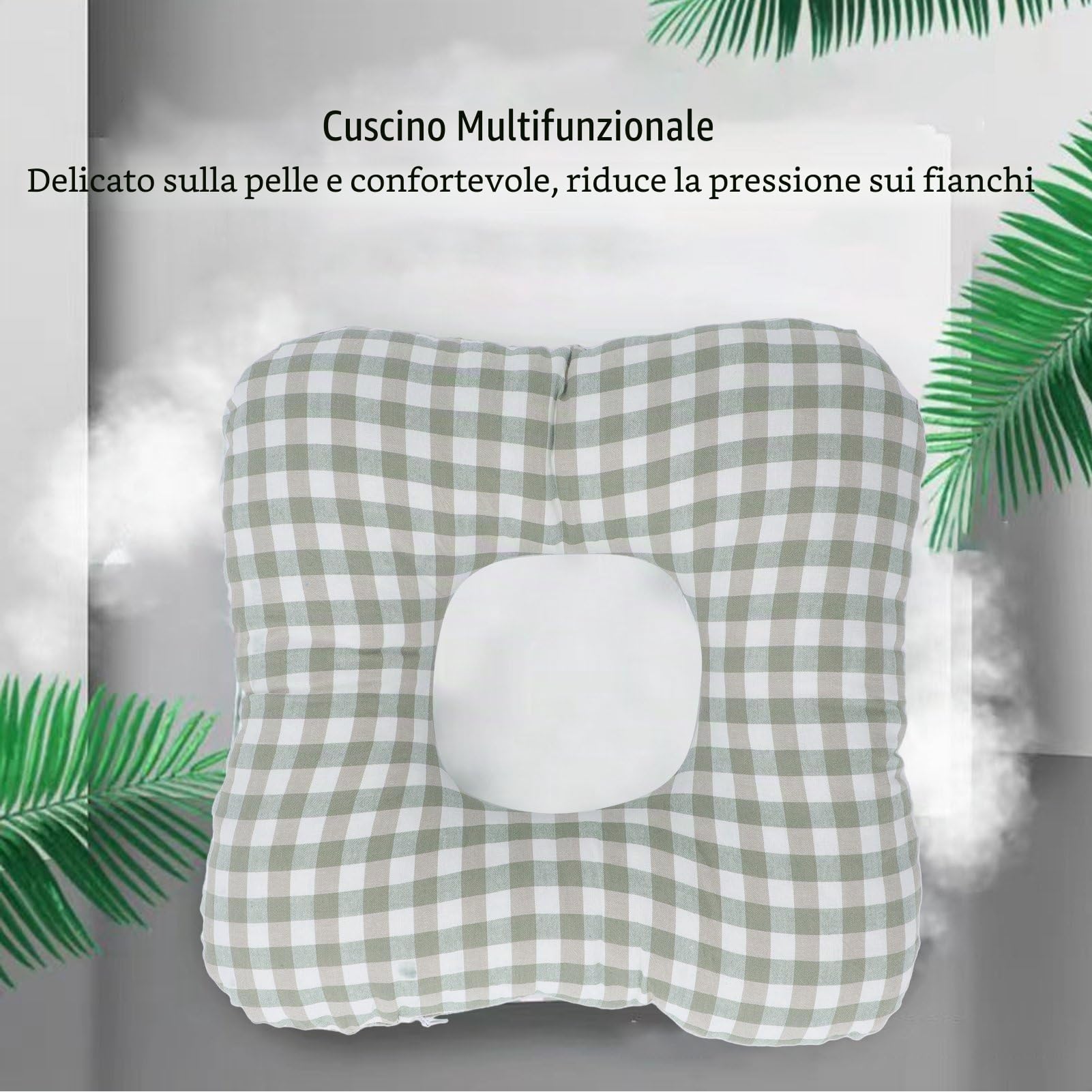 Cuscino a Ciambella, Cuscino a Ciambella Coccige Supporto Pelvico Cuscino per Alleviare la Pressione Cuscino per Sedile a Ciambella Cuscino per Seduta Ad Anello Cuscini per