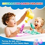 Potion Kits Bath Bombs for Kids, STEM Gifts for Boys & Girls | Halloween Colorful Fizzy Bubble Bath for Fun and Educational Bath Time, Cool Foam Explosion Bath Toys for Kids Ages 3-12