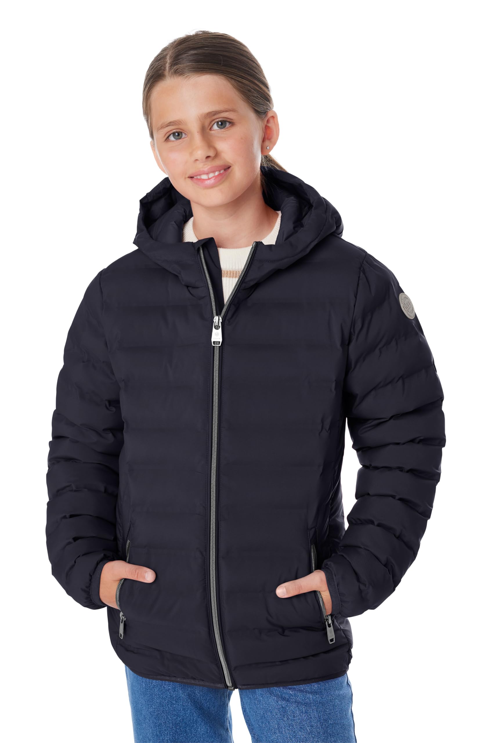 G.I.G.A. DX Mädchen Mädchen Steppjacke Oogw 2 Steppjacke/Übergangsjacke mit Kapuze