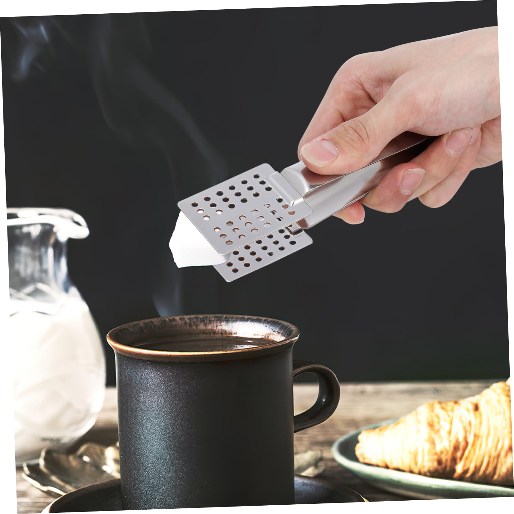 Cabilock Multi-purpose Tea Bag Squeezer Tea Bag Spoon Tong Sturdy and Comfortable for Cooking