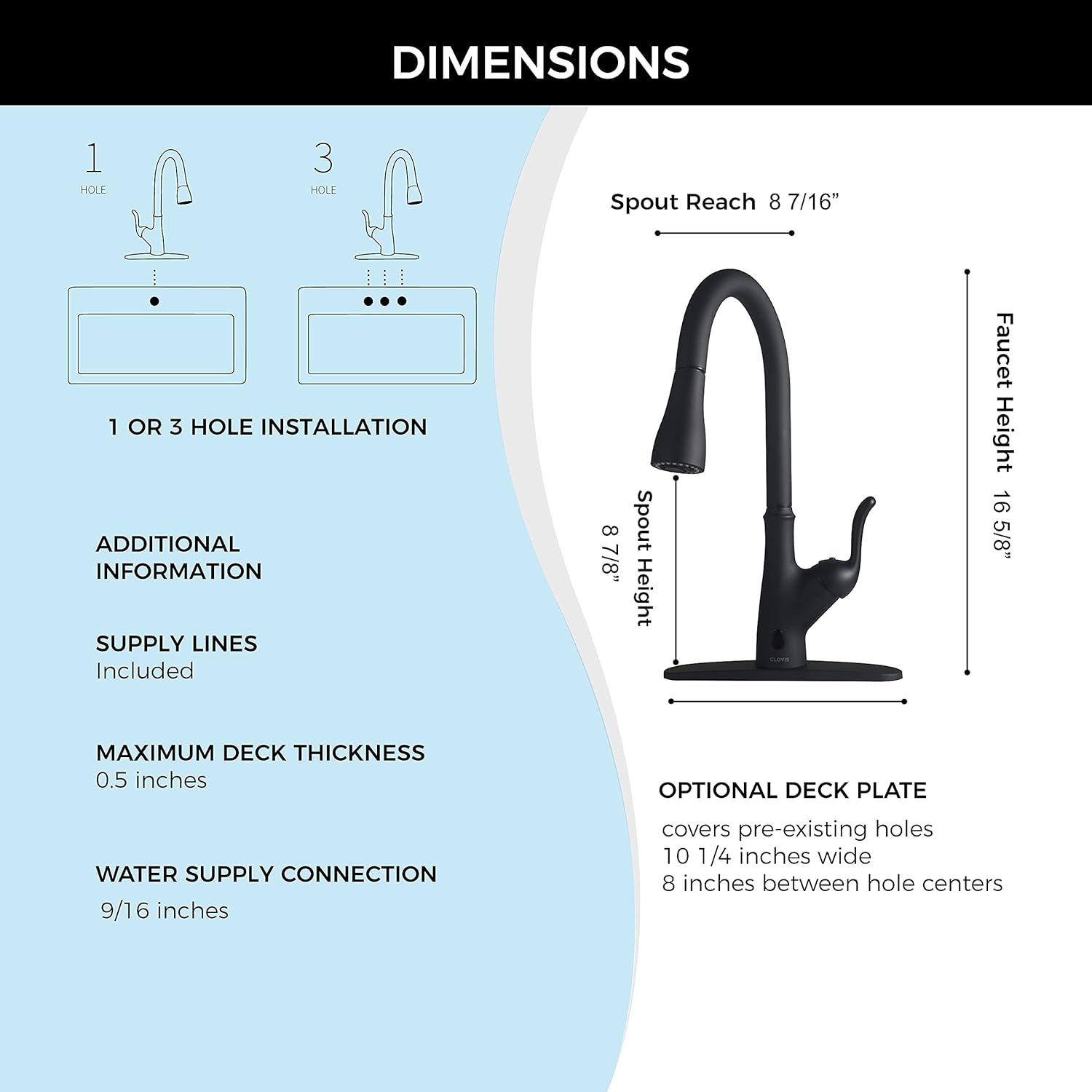 Pull Down Touchless Single Handle Kitchen Faucet