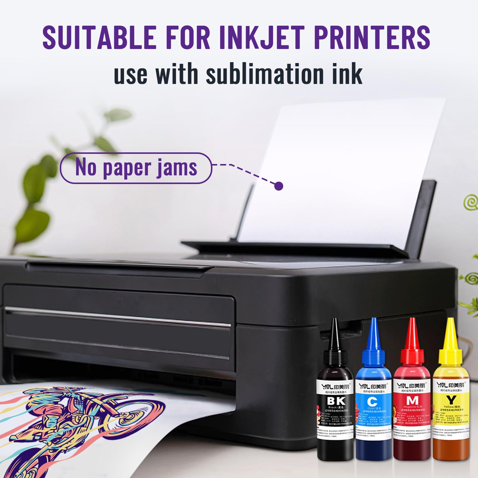 Papel De Sublimacion 8 5x14 A-SUB Papel De Sublimación De 8.5 X 14 Pulgadas, 120 G/m², 110 Hojas, Alta Eficiencia De Transferencia Para Camisetas, Tazas, Etc Sublimacion Productos