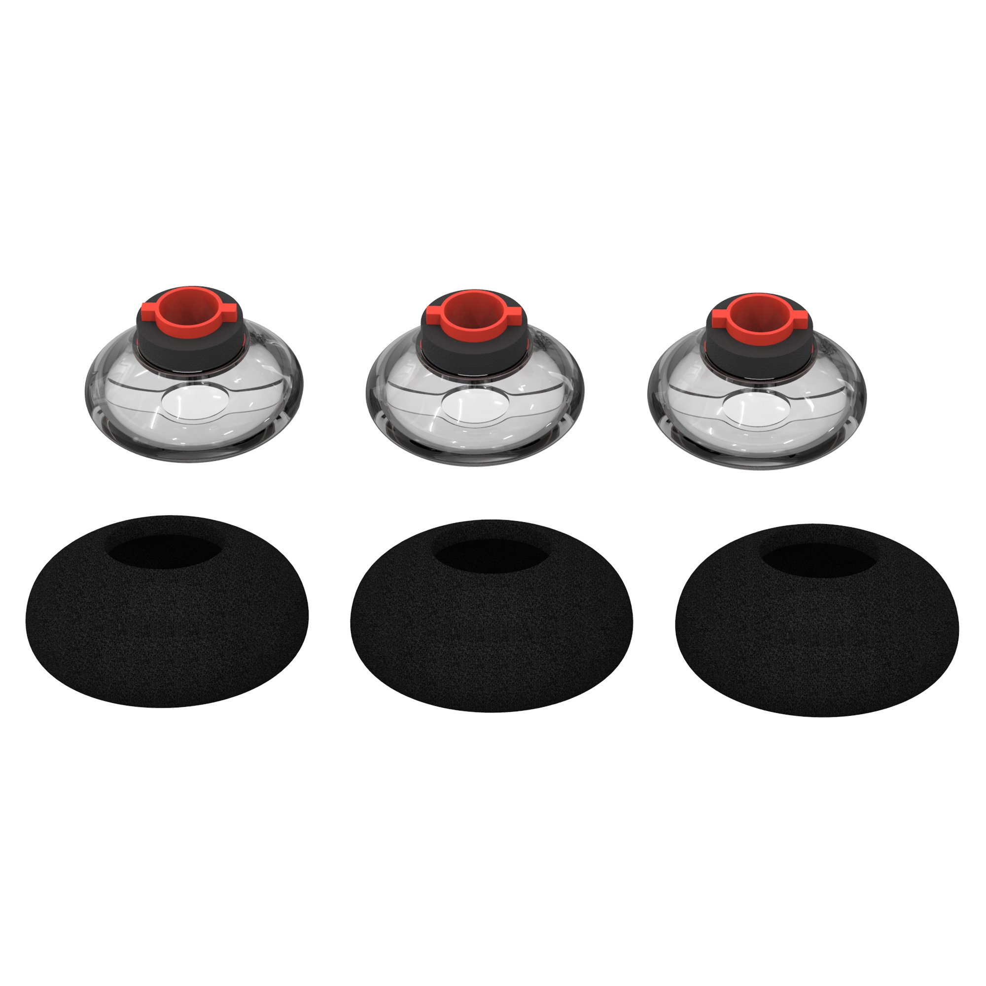 Wiki VALLEY Earplugs for Plantronics Voyager 5200 Bluetooth Headset, Pack of 3 Earplugs Replacement Tips, Ear Pads Foam Set Cushions for Voyager 5200 UC 5220 5210 Series Large