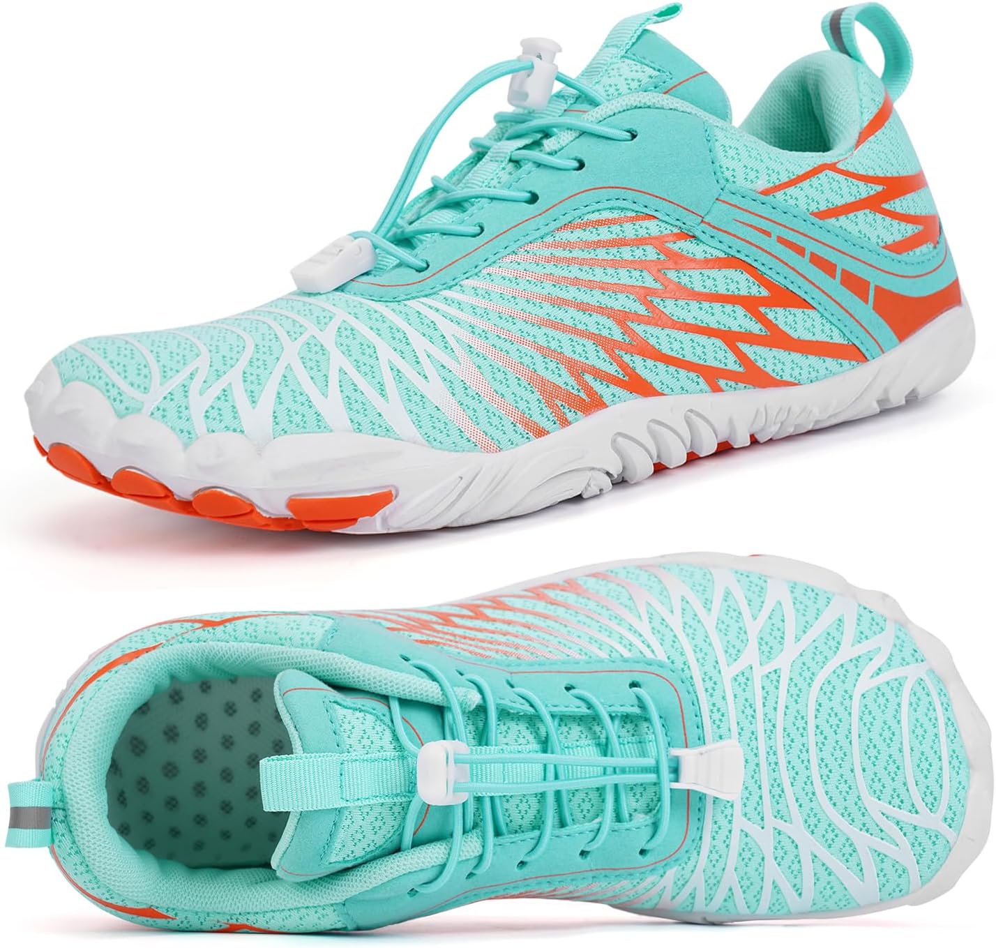 Barefoot Shoes Womens Mens for Autumn Winter, Pro Water Hike Shoes, Wide Toe Hike Barefoot Shoes, Zero Drop Athletic Walking Shoes Comfortable Non-Slip Trail Running Shoes