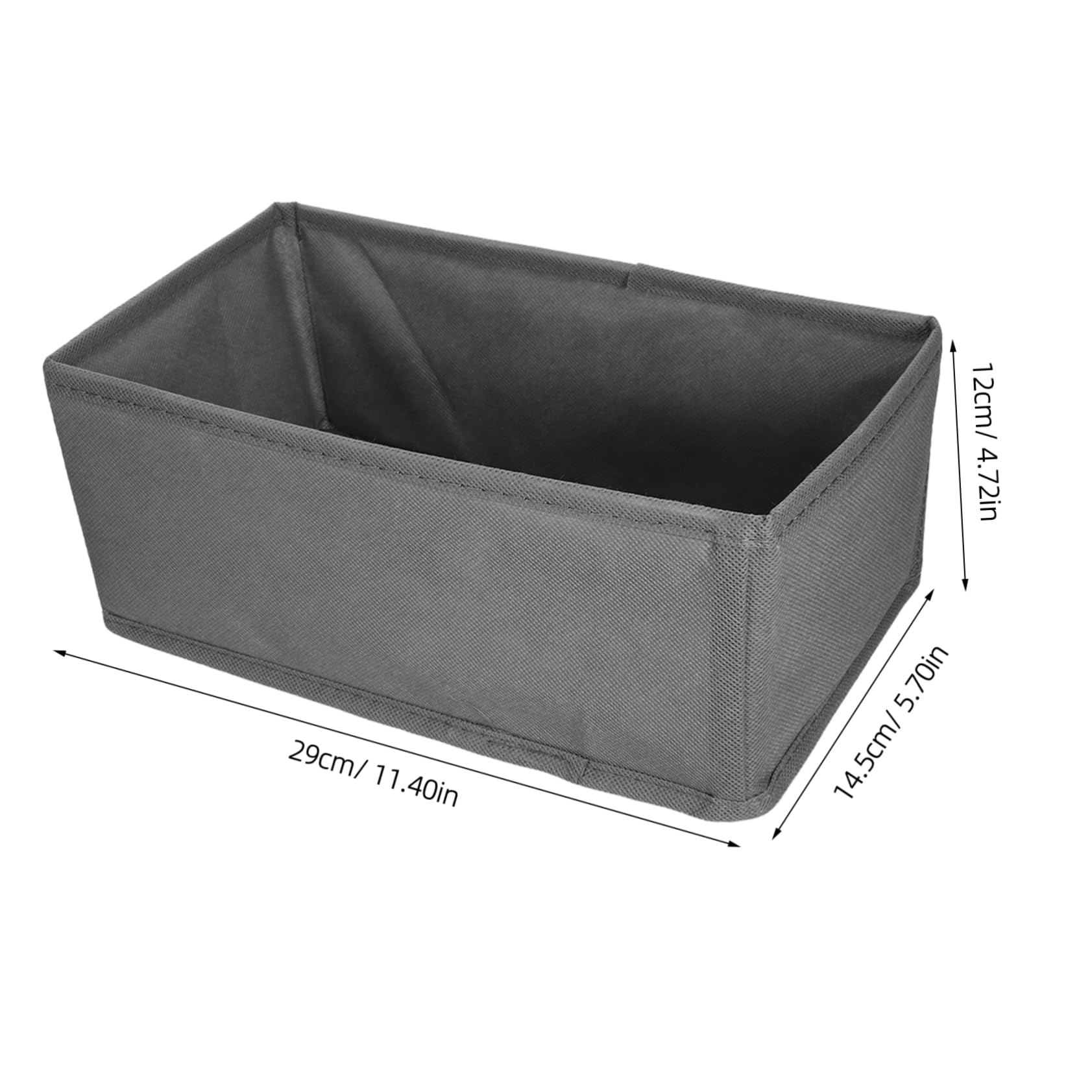 SOIMISS 6 Piezas Organizador Ropa para Armario y Tocador Caja de Almacenamiento de Ropa Interior Calcetines y Sujetadores Divisor para Interior