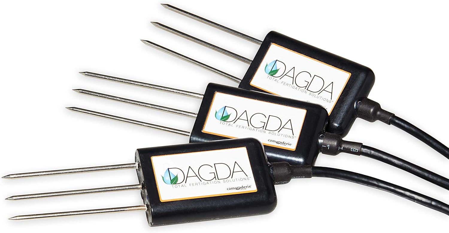 DAGDA Industrial 3 Probe Soil Sensor (Triple Reading) Hard Wired (Indoor Use)