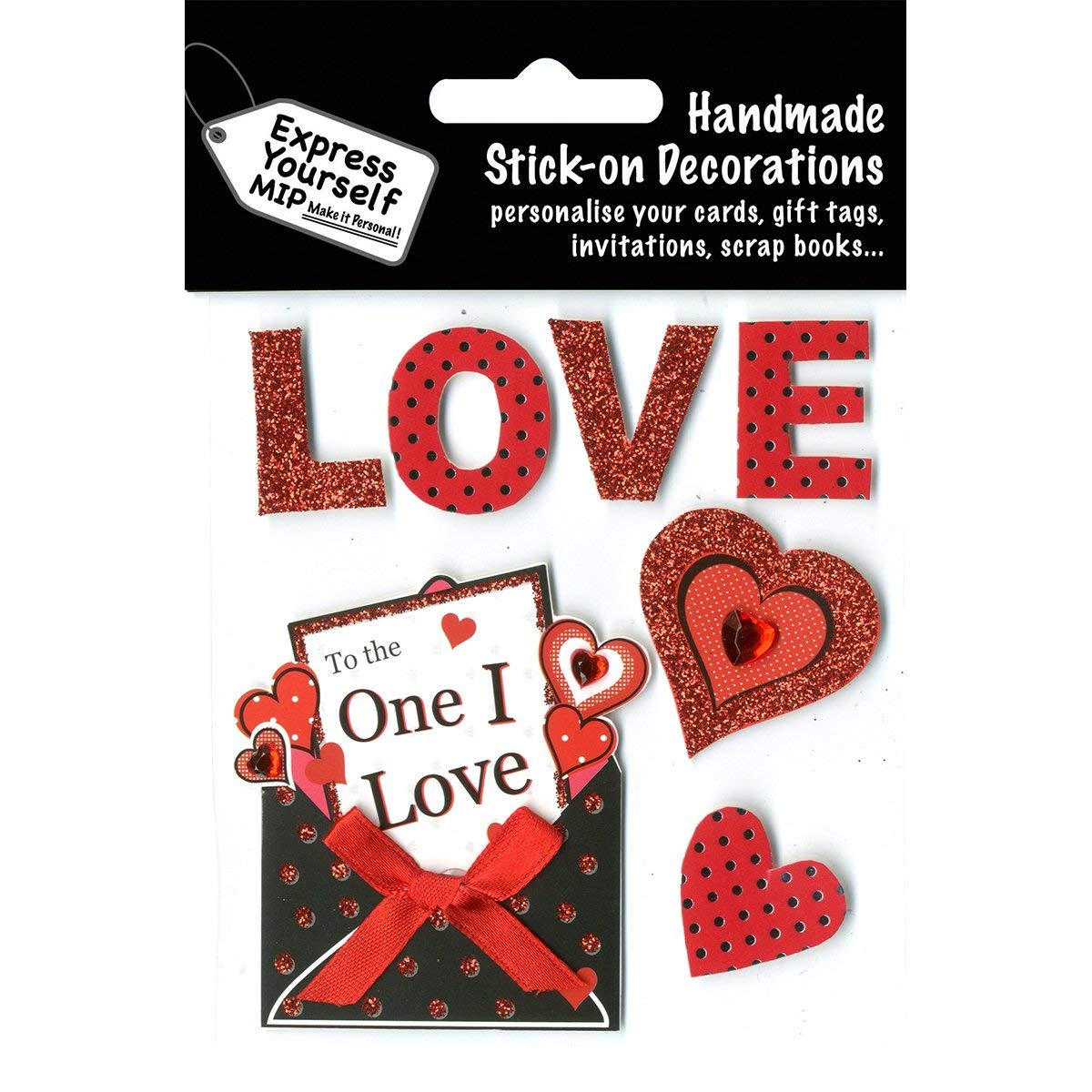 Express Yourself MIP DIYT321 3D Stickers, Multi-Colour