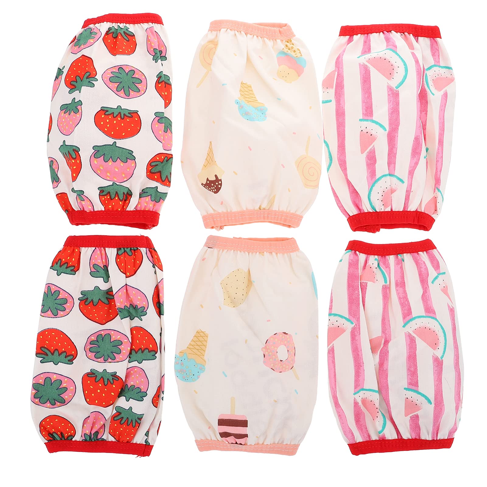 TOYANDONA Wasserdichte Baby Armstulpen Aus Baumwolle Mit Cartoon Früchtemuster Schützende Ärmel Für Spielen Und Outdoor Aktivitäten