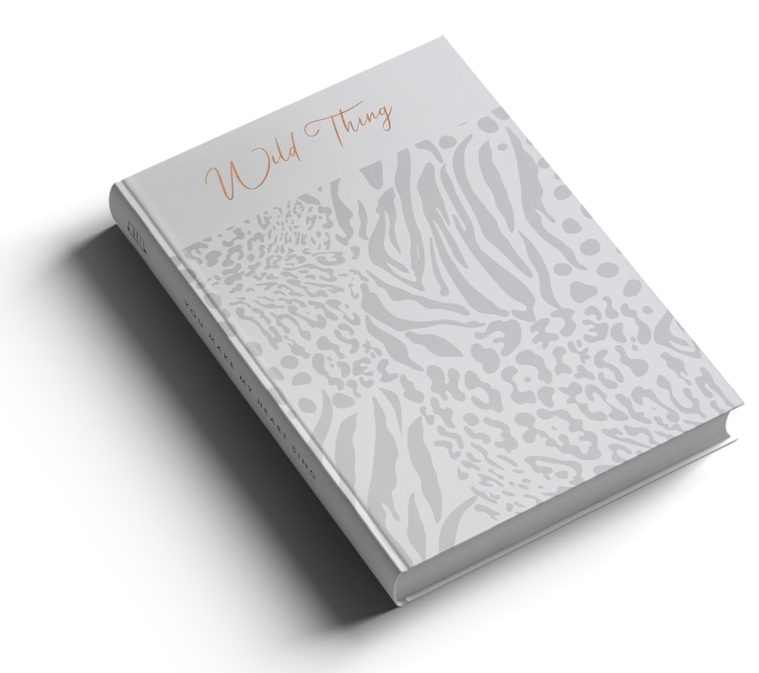 Perfect Planner Company - A5 Hardcover Notebook - Wild Thing, Animal Print - Luxury Lined Notebooks for Woman - Motivational Hardback Journal - 100gsm