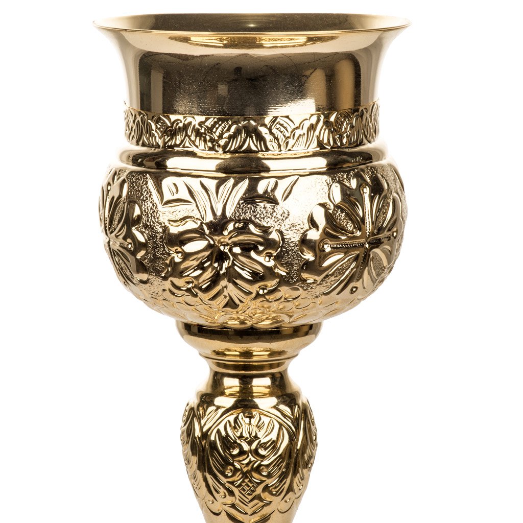 Holyart Kielichy Puszki Pateny metal: Kielich mosiądz złocony dekoracje