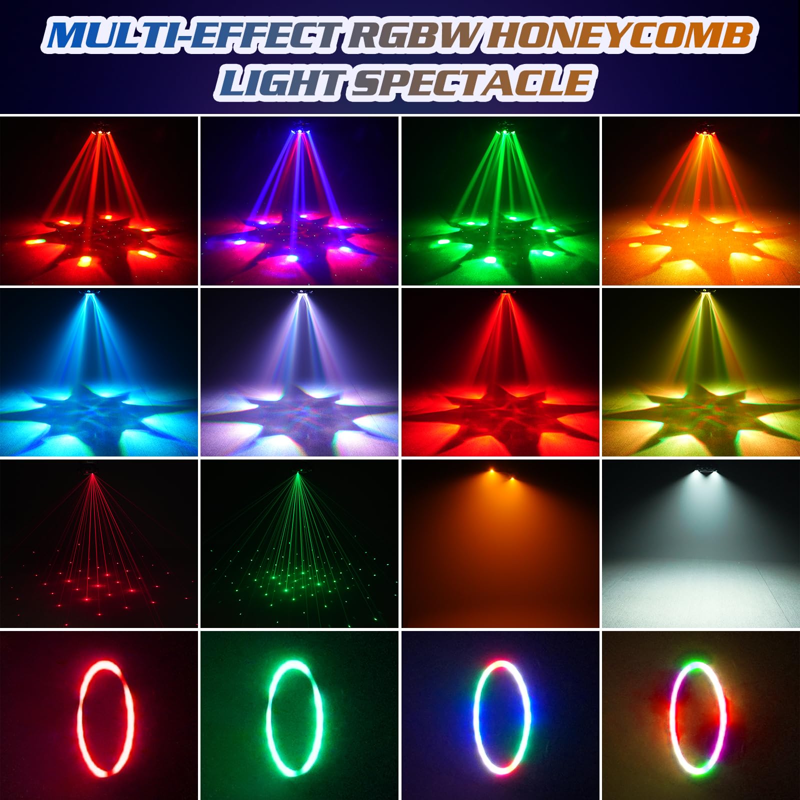 Moving Head LED 180W Beam Disco licht RGBW Partylicht dmx Bühnenlichter DJ lichter für Bar Kneipen Club Hochzeit Weihnachten