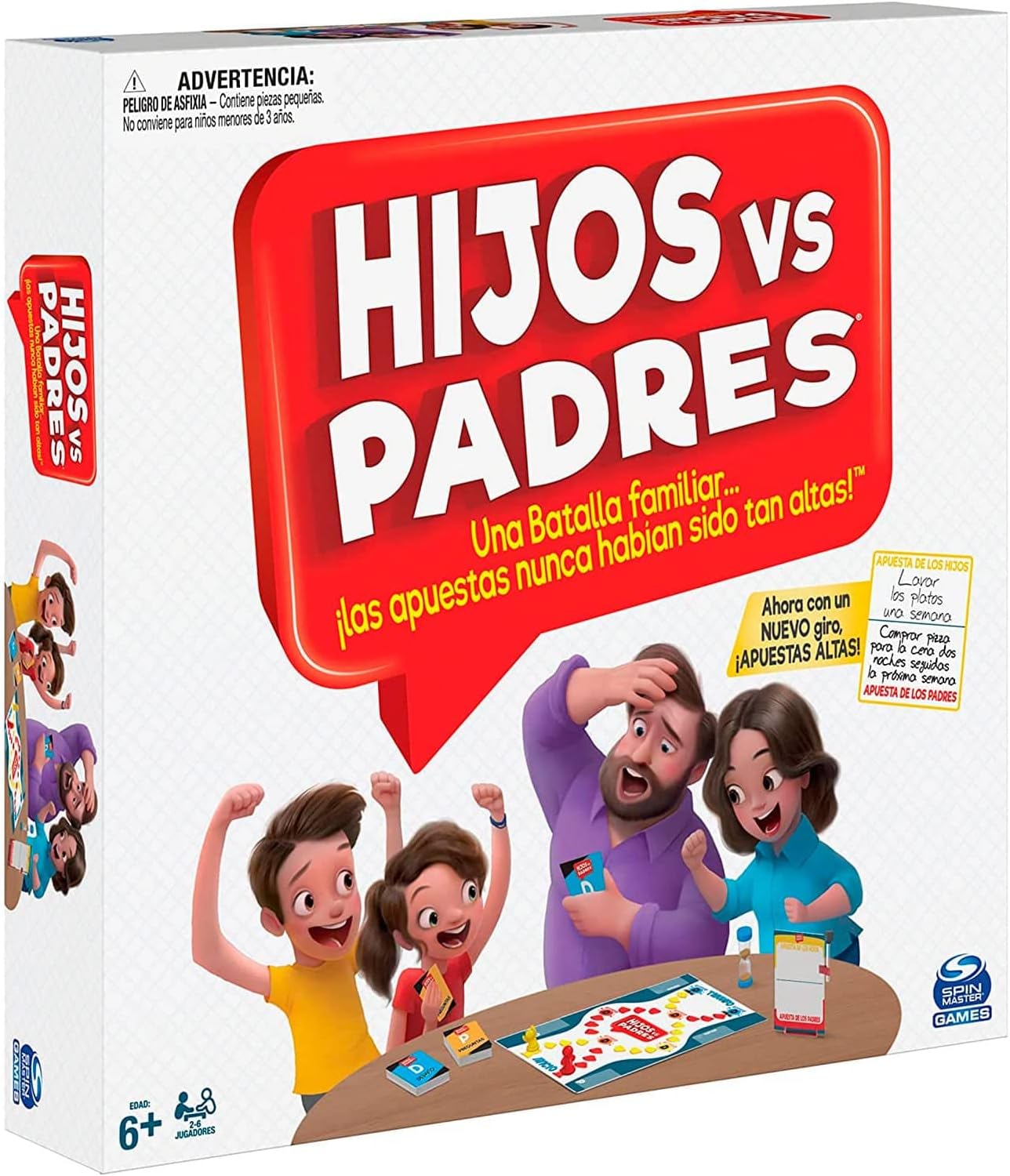 Table games – children against parents – test and questions for children and families – 2 – 6 players – 6065093 – board games for children from 6 years