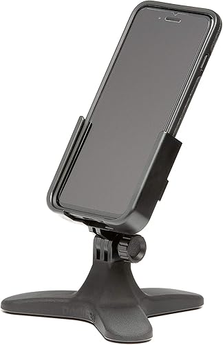 Miniatura 2 de WeatherTech DeskFone - Soporte universal para teléfono celular de escritorio (pomos metálicos color oro rosa)