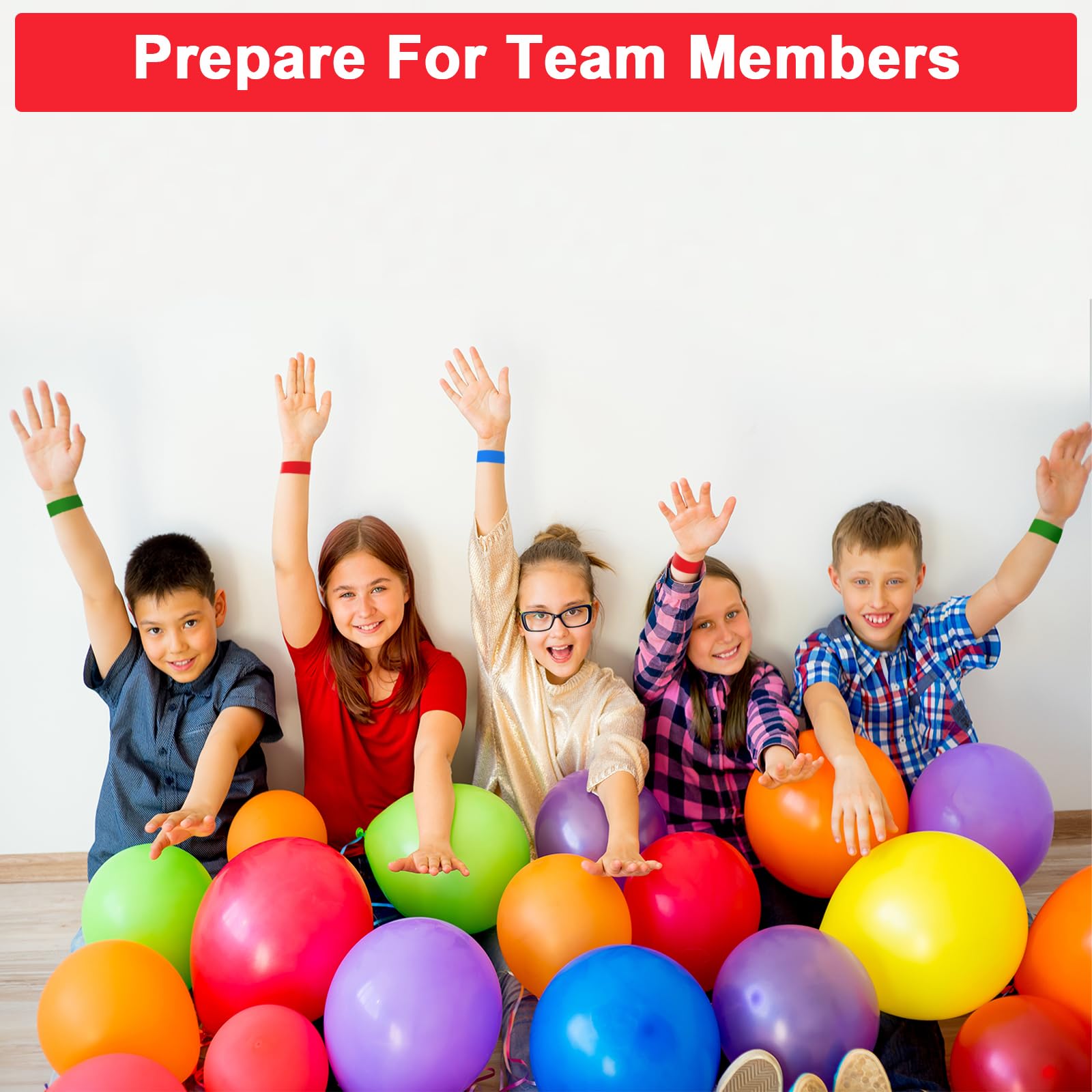 1200 Braccialetti Identificativi Harrycle | Impermeabili E Anti-Strappo | Per Eventi, Concerti, Parchi Acquatici | Giallo Neon - Foto 10