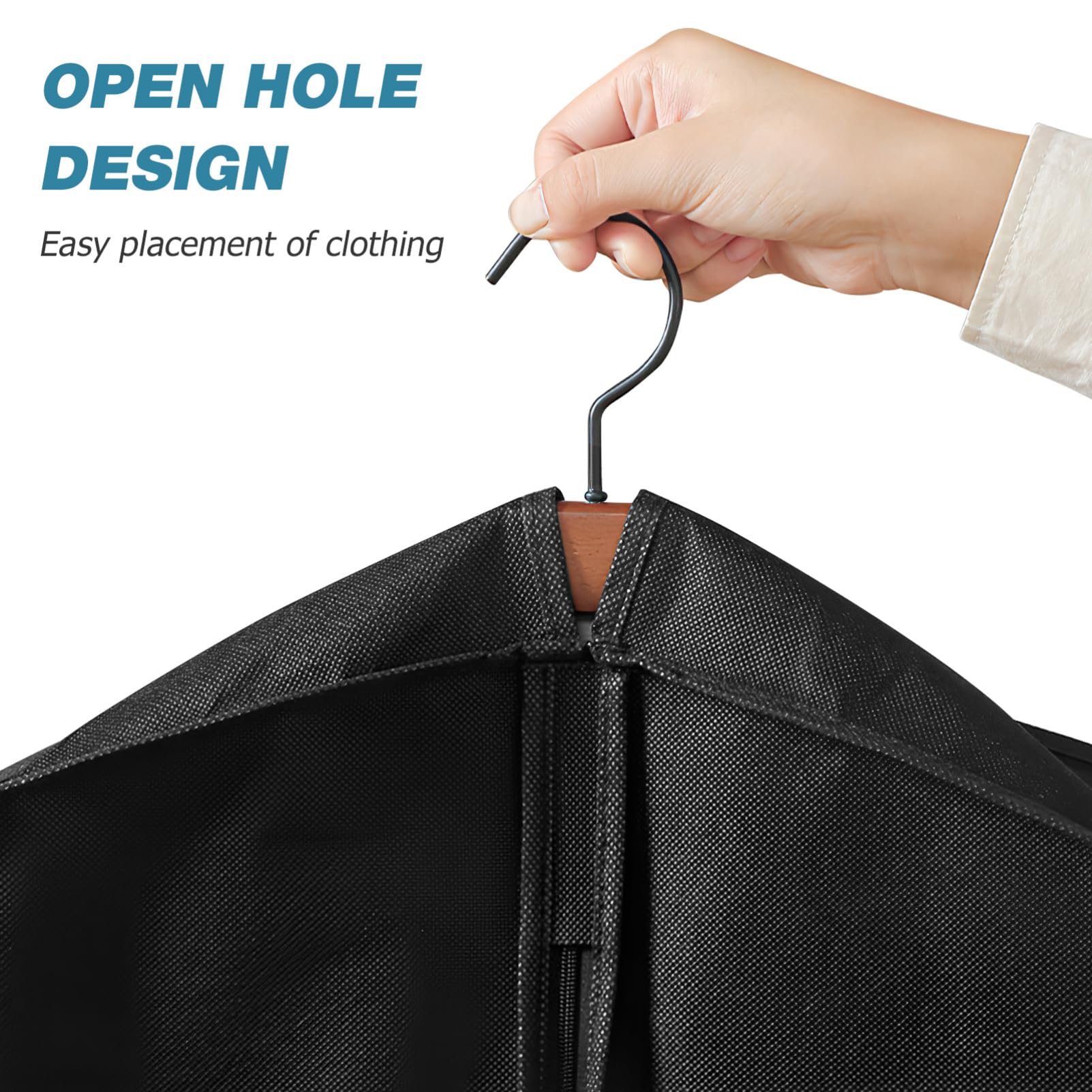 2piezas Ropa Fundas Para Trajes Almacenamiento De Ropa Múltiples Compartimentos