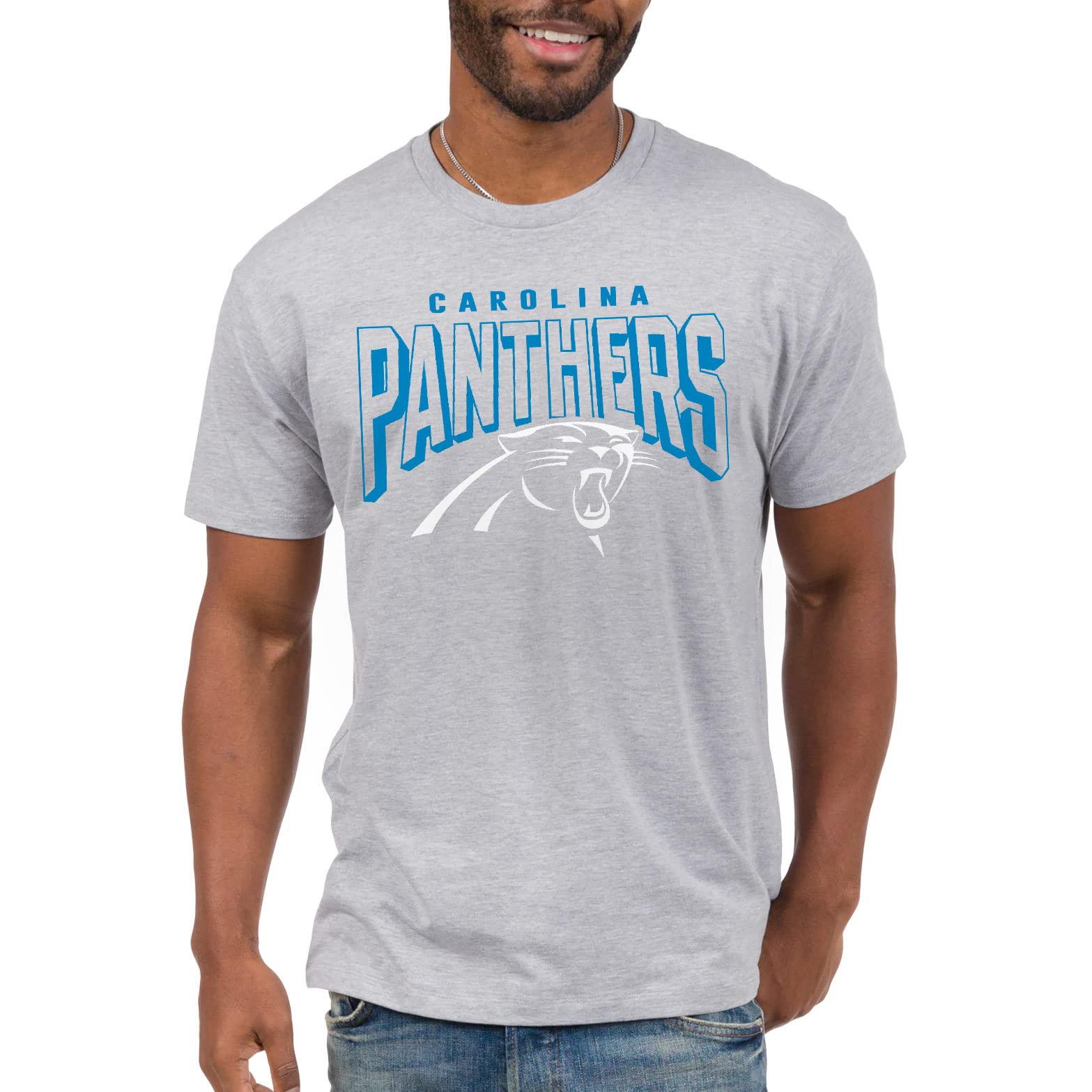 Junk Food Clothing x NFL - Bold Logo - Short Sleeve Fan Shirt for Men and Women - Officially Licensed NFL Apparel