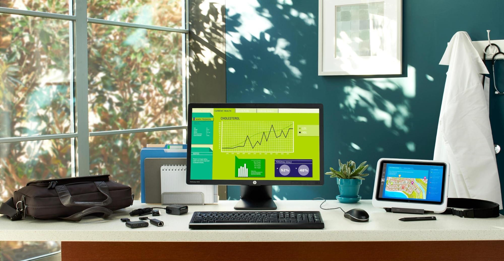 HP Adattatore da HDMI a VGA, Compatibile con Notebook e Tablet, Nero