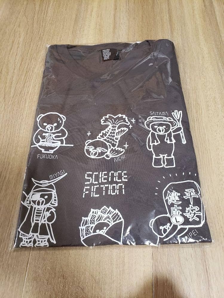 Amazon.co.jp: 宇多田ヒカルツアーグッズ くまちゃんご当地Tシャツ L