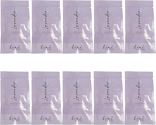 Home by Forever New - Paquetes de viaje de detergente líquido perfumado para ropa (10 unidades) - Jabón de lavandería no tóxico, seguro para pieles
