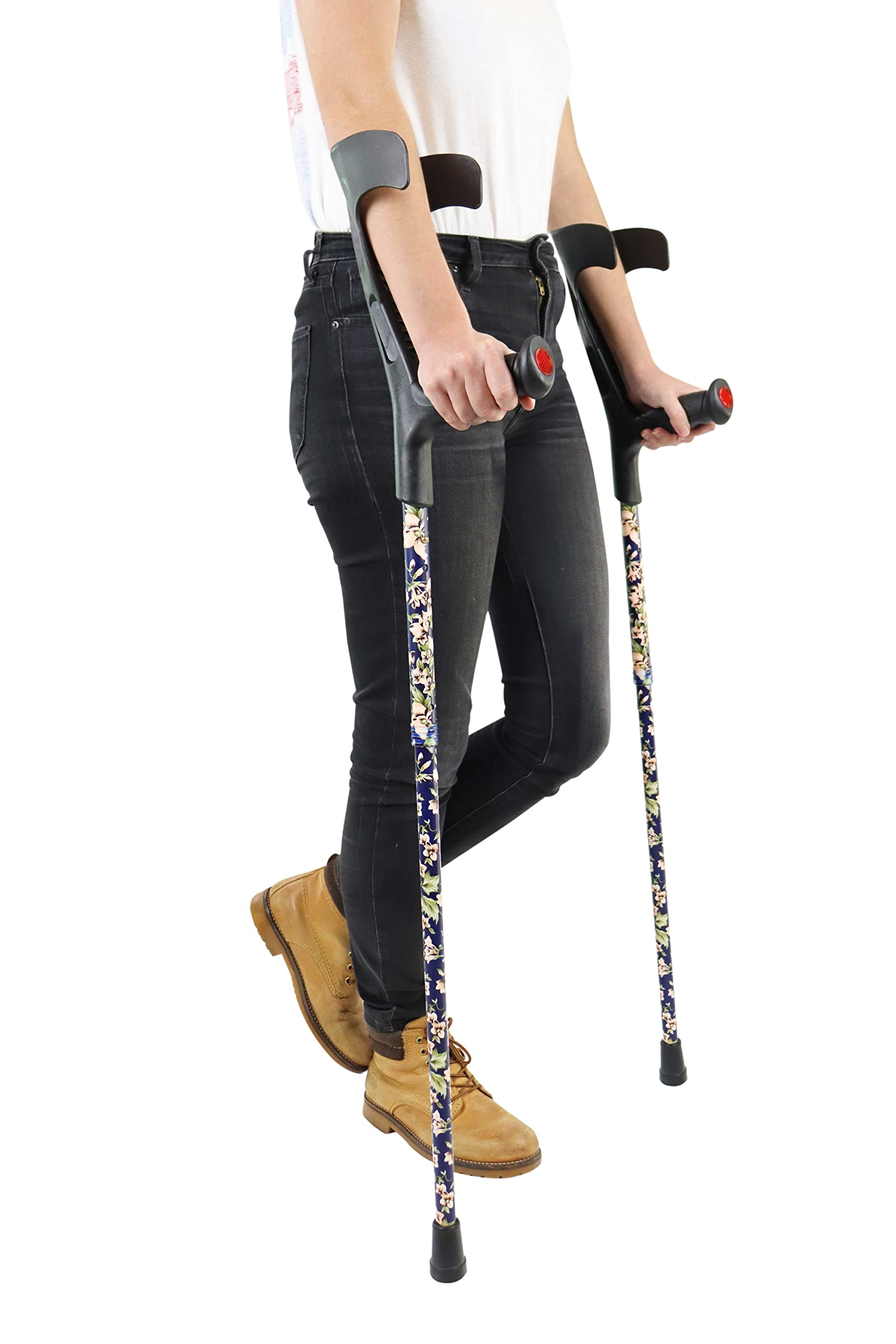 PEPE Mobility Folding Crutches For Adults (x2 Réunion - View #7
