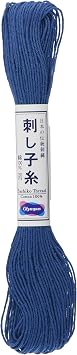 Olympus Sashiko 20m Skein Blue thread