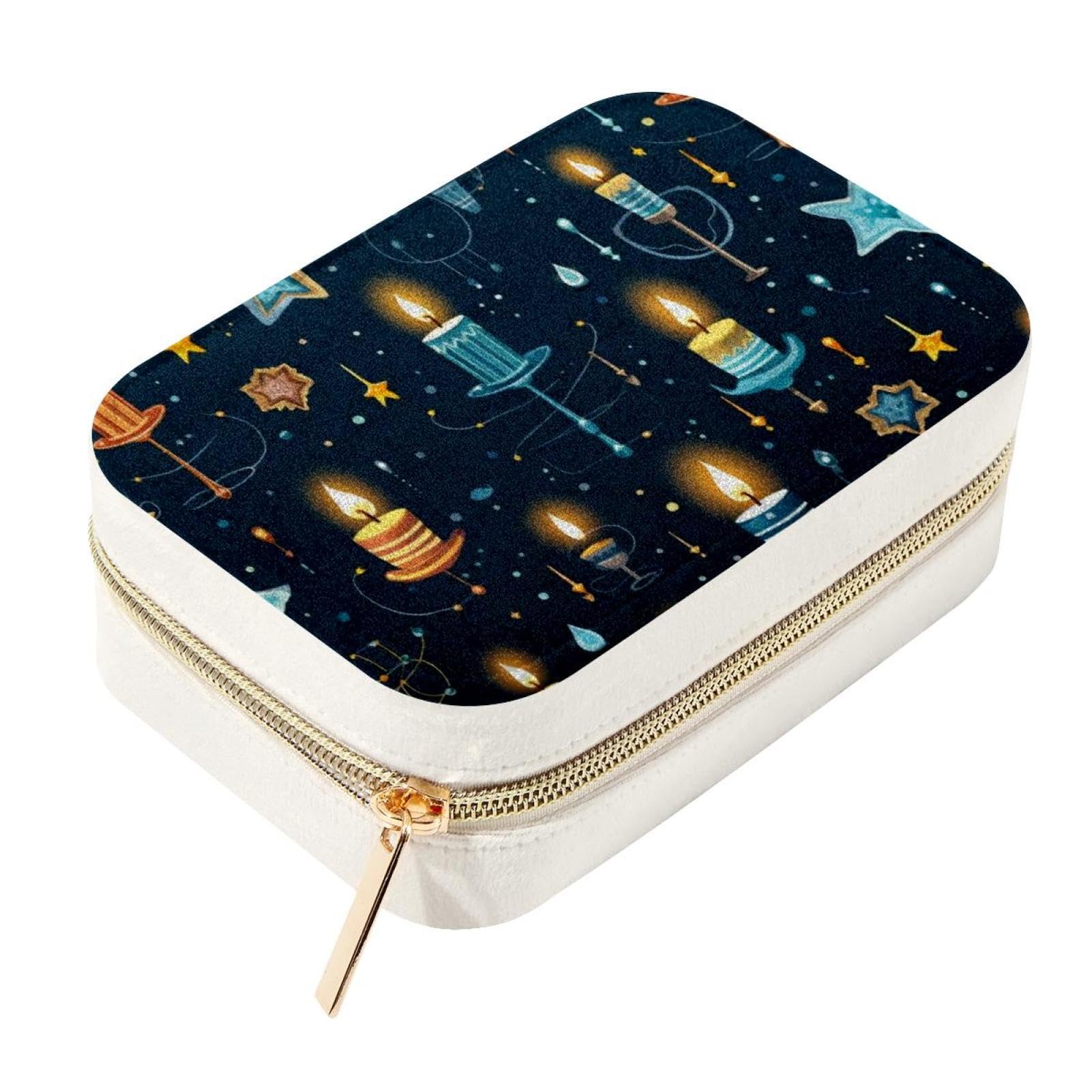 Organiseur bijoux de voyage en velours compact pour partir en week-end l'esprit léger
