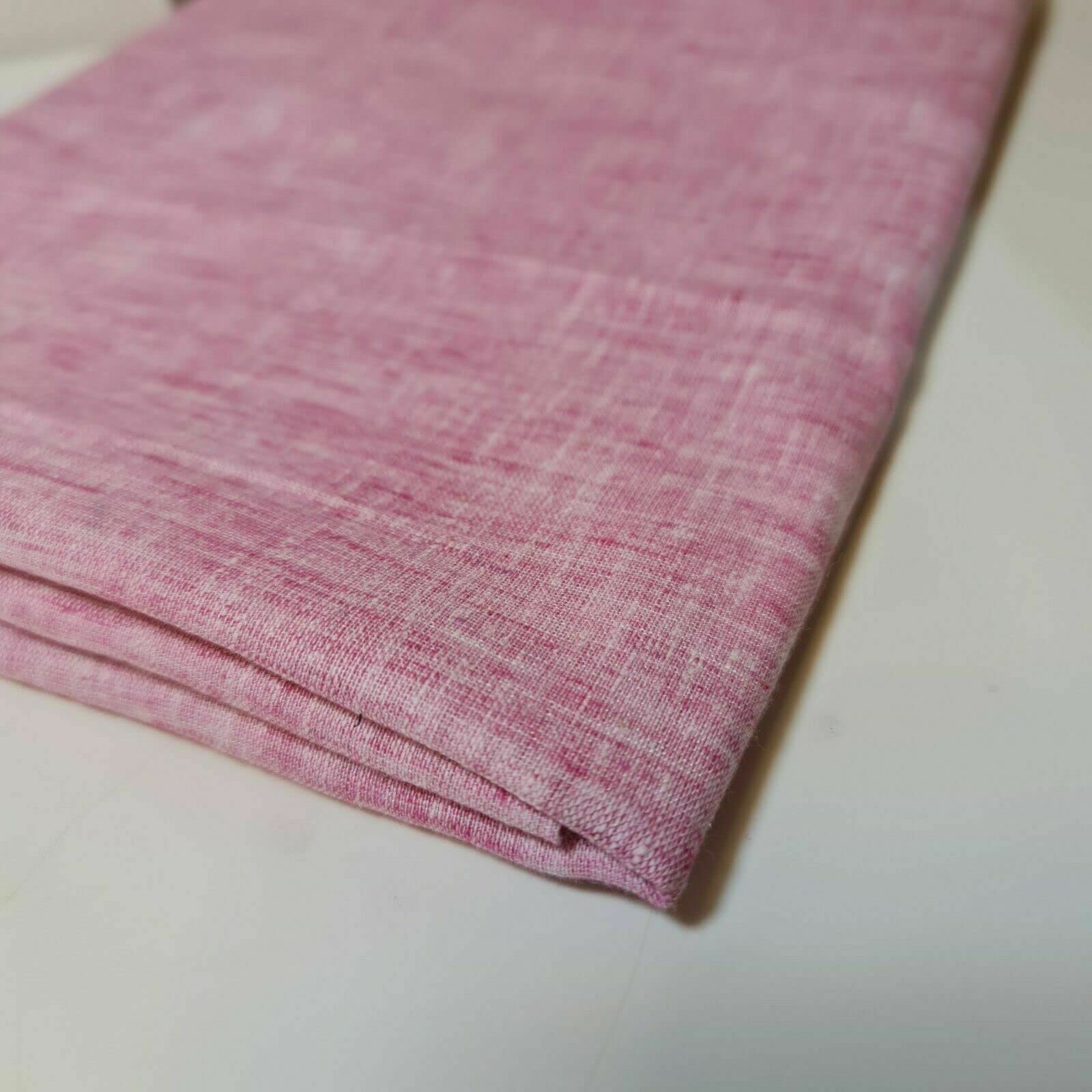 Indian 100% Cotton Melange Linen Look Soft Khadi Poplin Dress Craft Fabric Material 44", 112 cm Wide Sold As Pre - Image 3