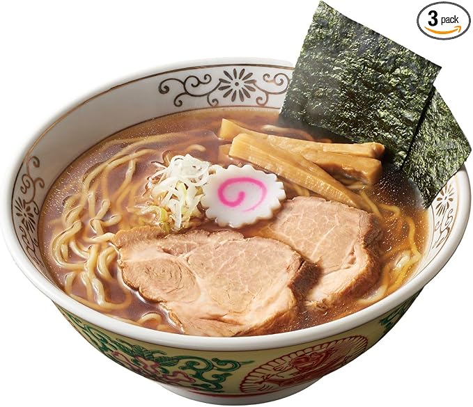 【中華そば勝本】 公式 中華そば (三食入り/冷凍/贈り物) お取り寄せ ラーメン 詰め合わせ 贈答品 勝本 浅草開化楼特製麺 (本店仕込み、そのままの味) (3)