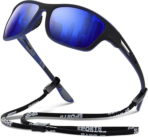 Miniatura 19 de suoso Gafas de sol deportivas polarizadas para hombre: gafas de protección UV400 para mujer, gafas envolventes para conducir y pescar