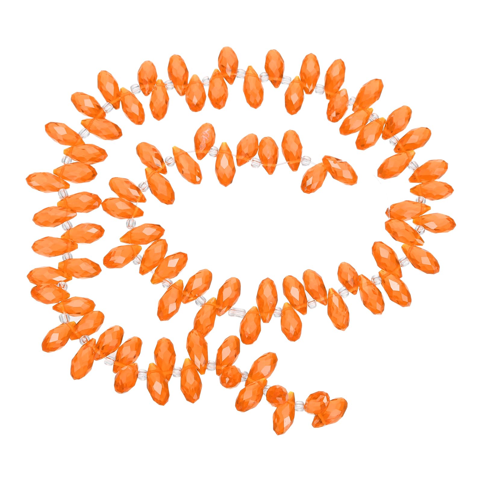 PATIKIL 2 Strands 180-190Pcs Teardrop Crystal Beads