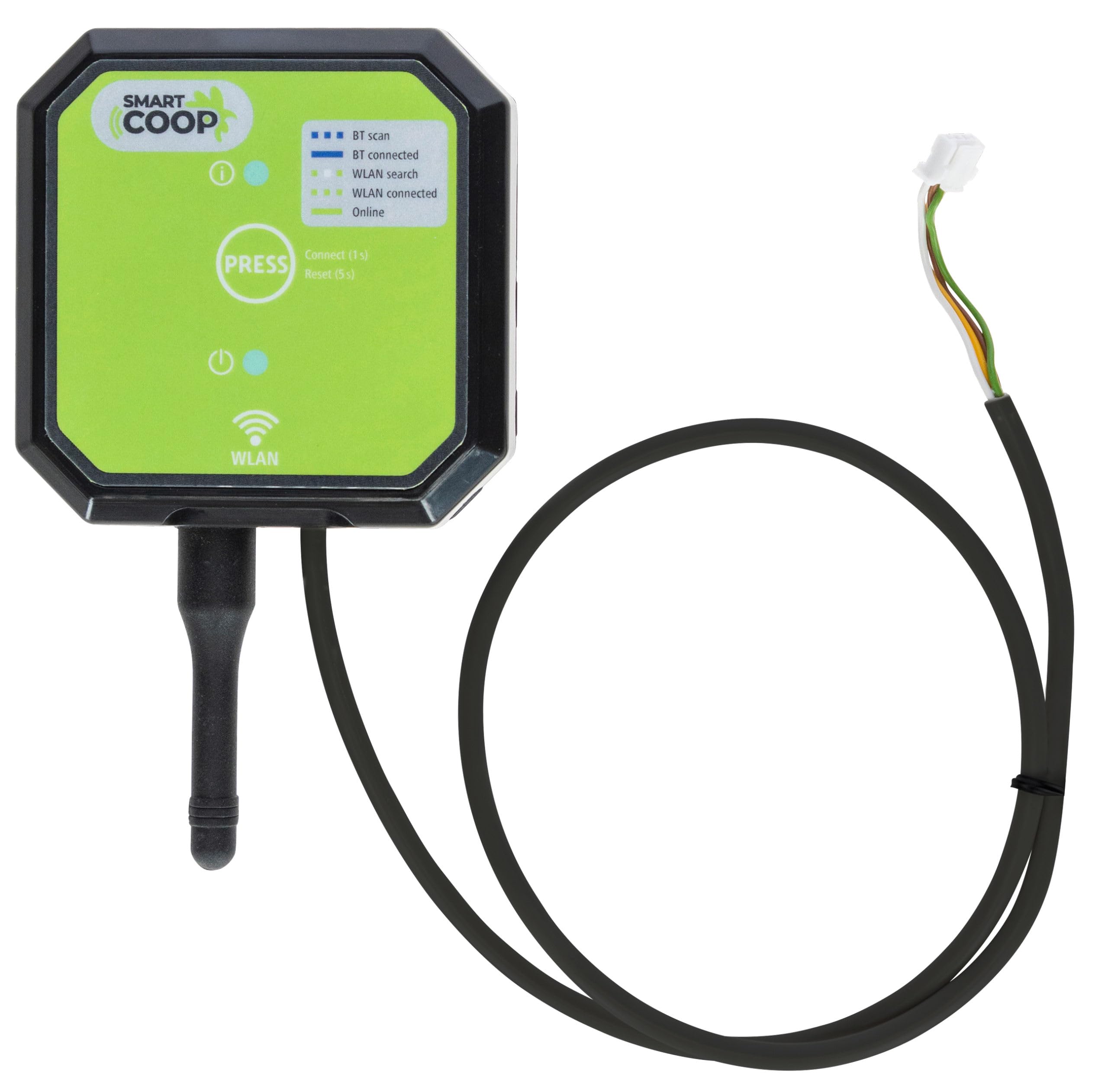 Kerbl Hobbyfarming Smartcoop Moduł Łączności, Moduł Łączeniowy, Drób, Trwały, w Zestawie Kabel Łączeniowy 30 cm, Wyprodukowano w Niemczech